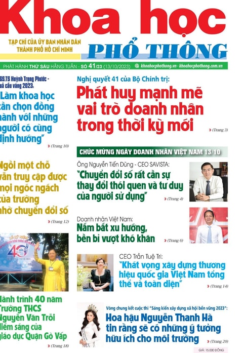 Khoa học Phổ thông số 41/23